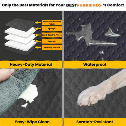 BestFurriends Hard-Bottom Pet Car Seat Protector